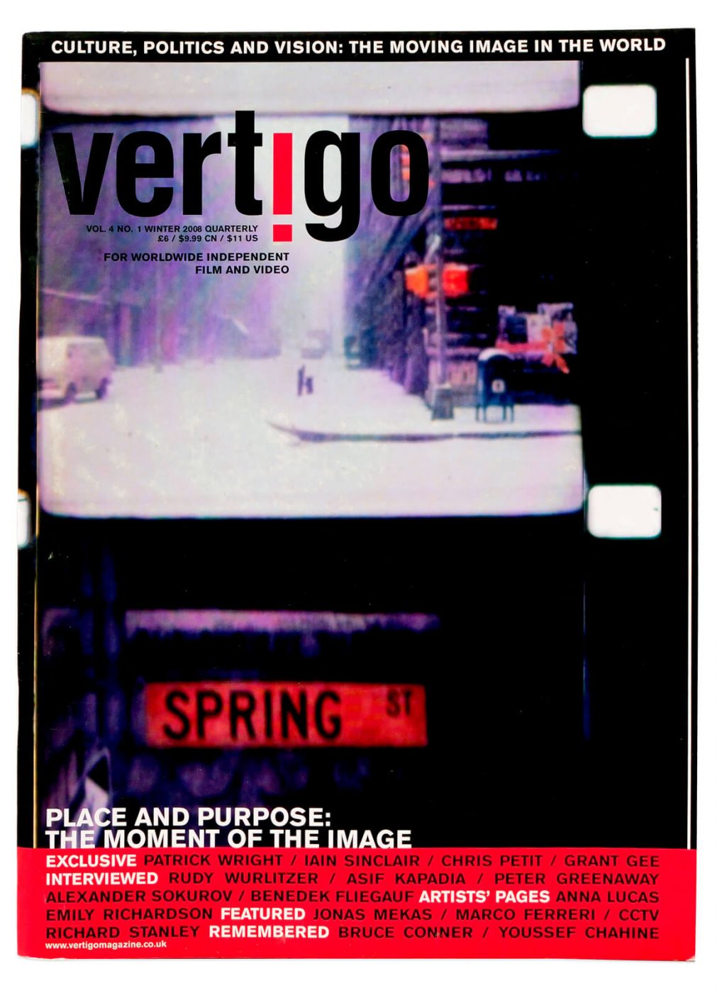 Vertigo magazine – Cover